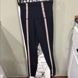 Nike Black Leggings with Silver Swoosh